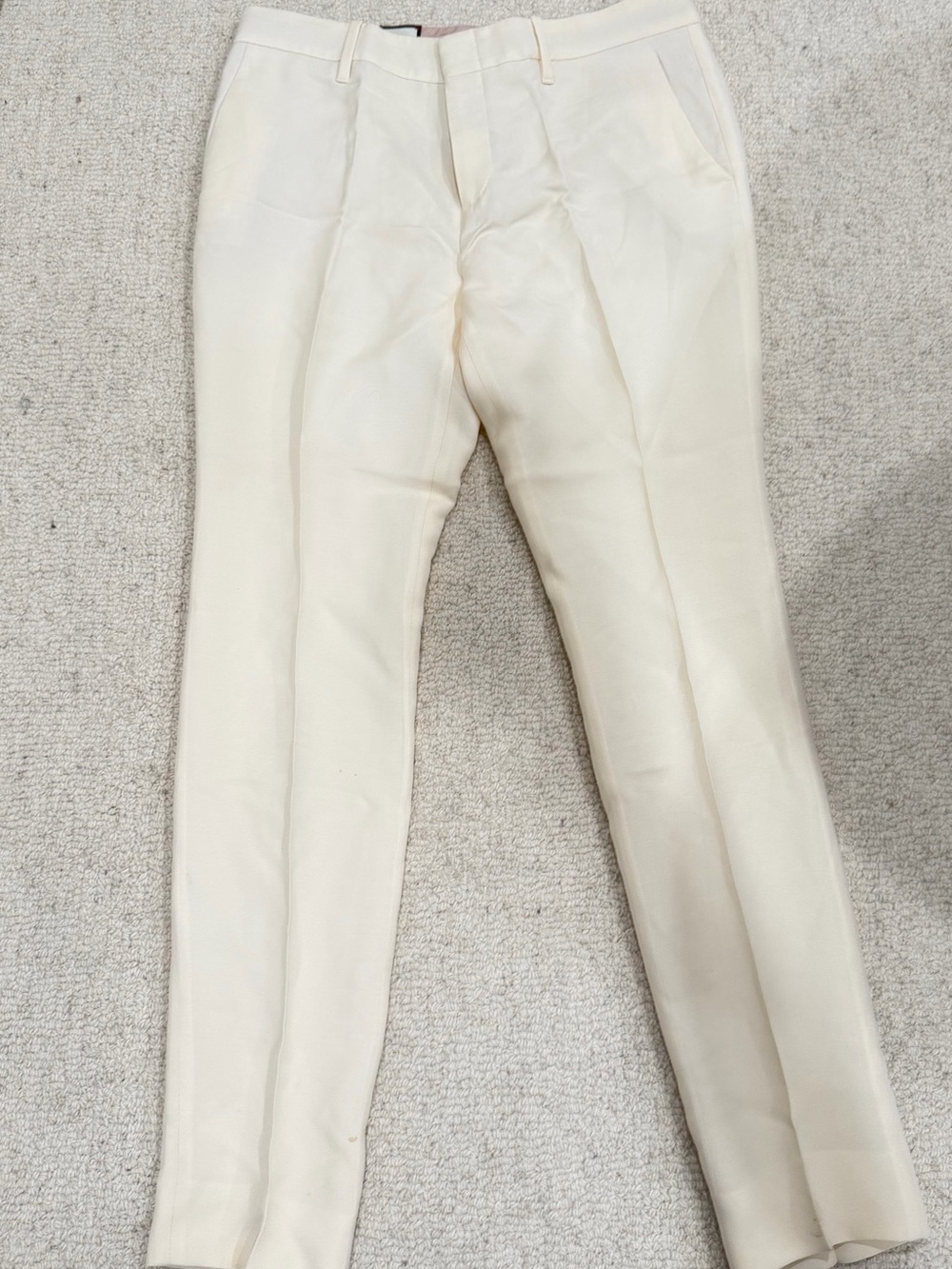 Gucci Classic Cream Dress Pants